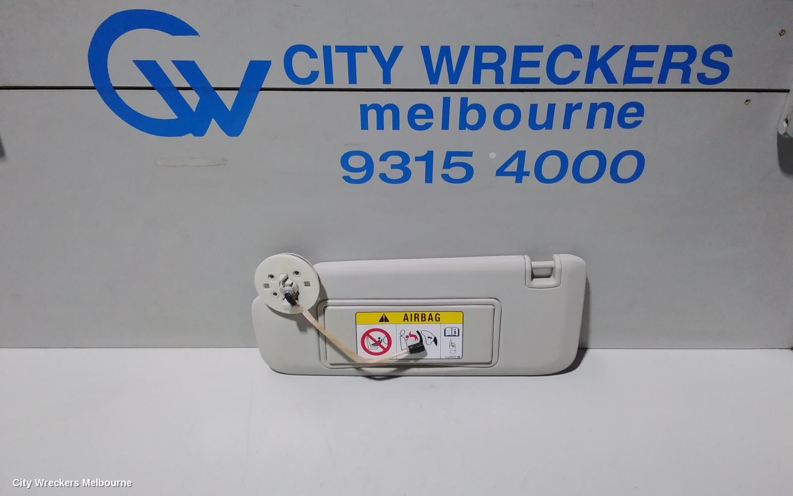 HOLDEN ASTRA SUNVISOR, BK-BL, LH SIDE, 09/2016 - 12/2020