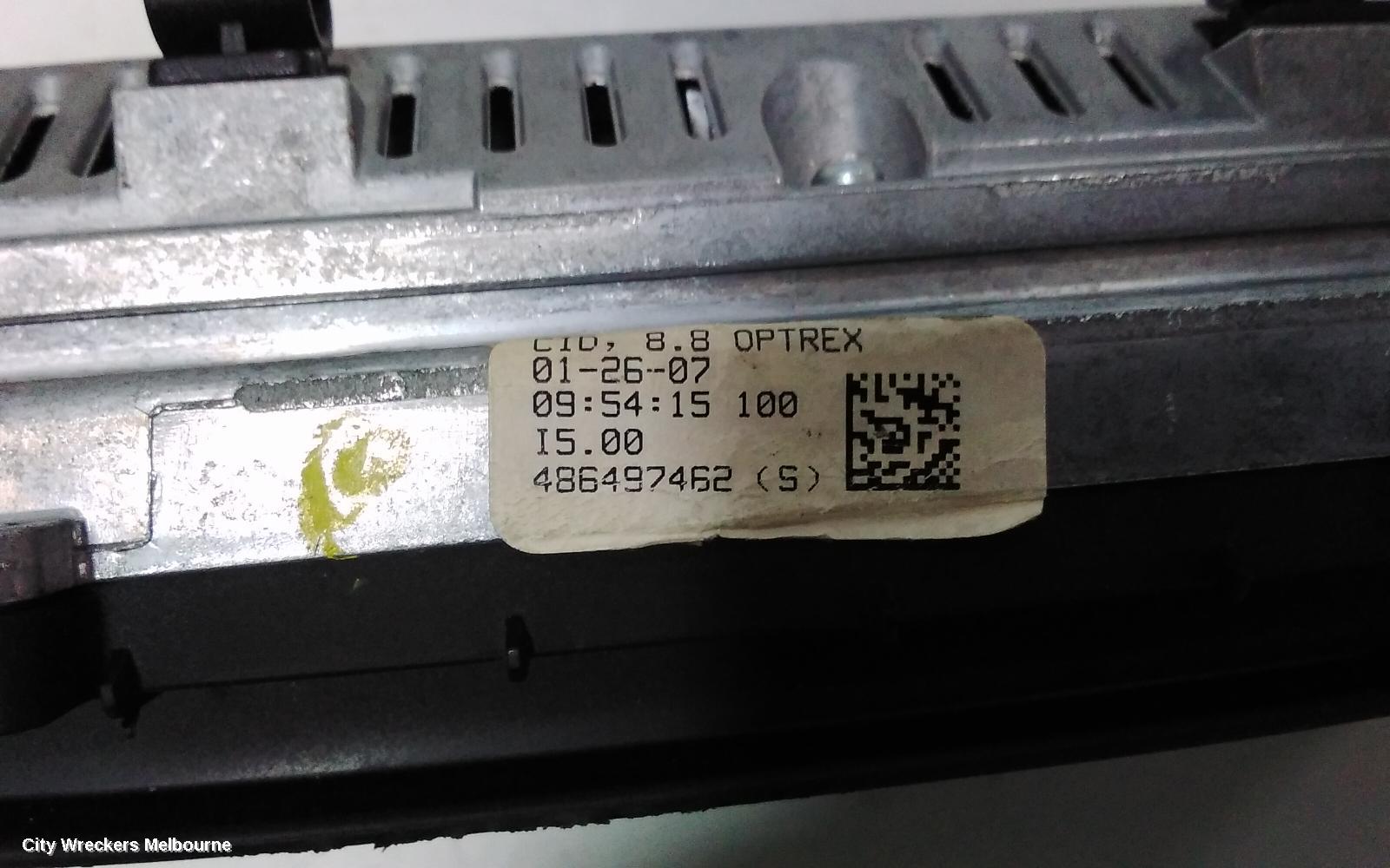 BMW X5 RADIO/CD/DVD/SAT/TV, DISPLAY UNIT, E70, 03/2007 - 08/2013