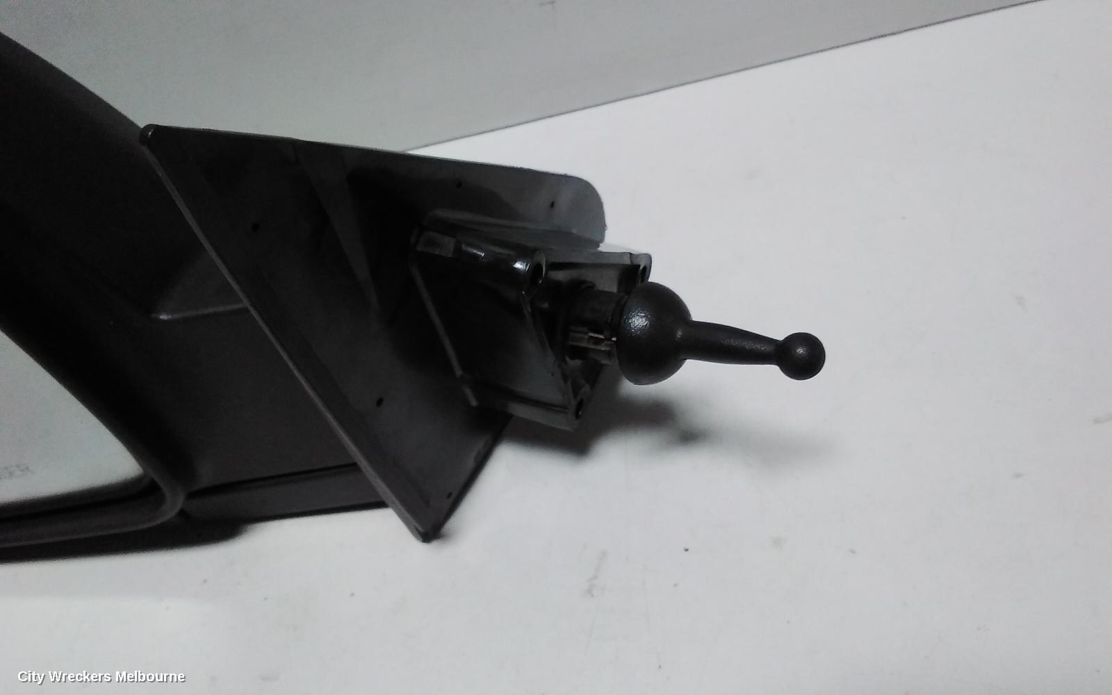 KIA PREGIO LEFT DOOR MIRROR, CT, MANUAL, SQUARE TYPE, 07/2004 - 01/2006