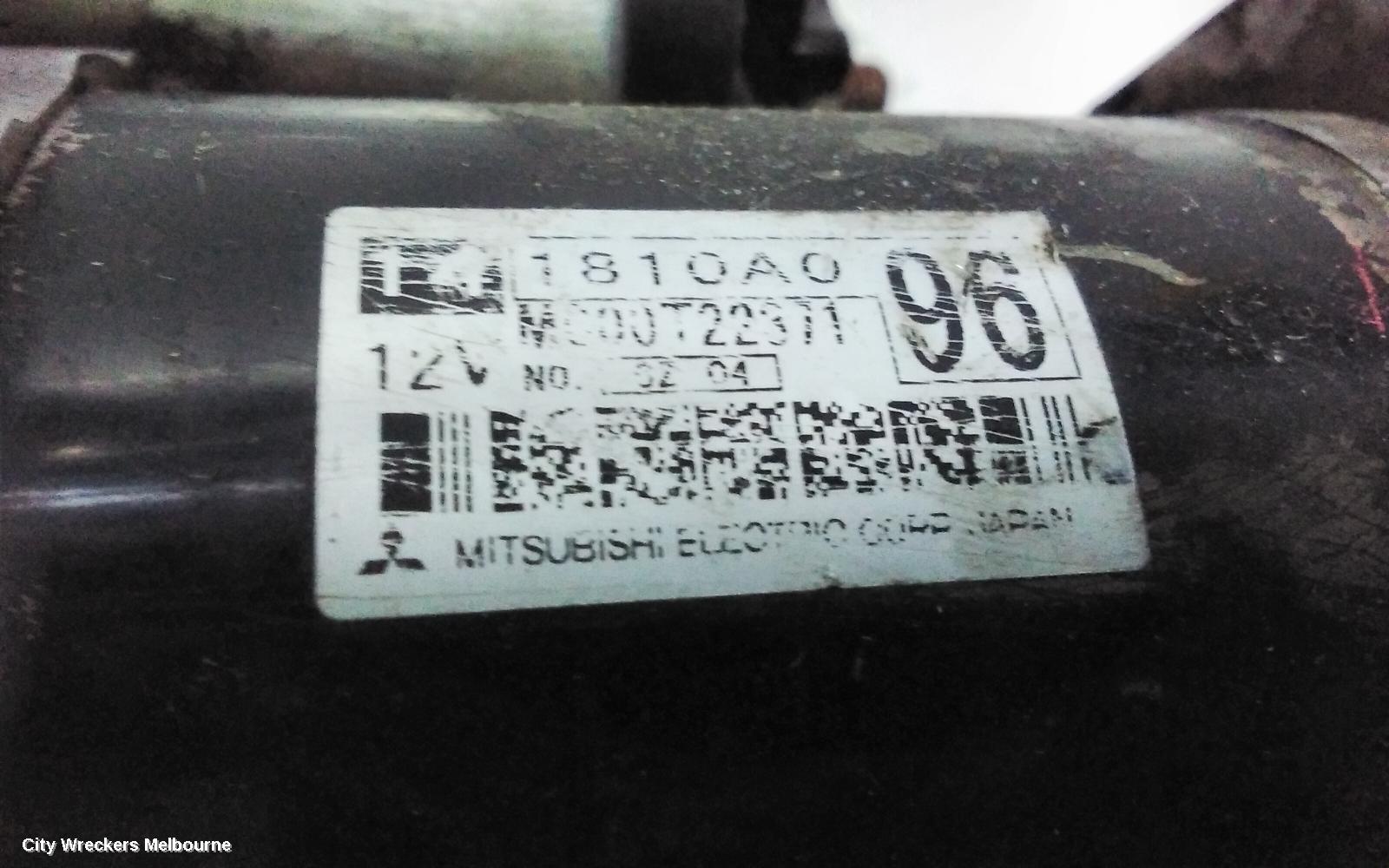 MITSUBISHI OUTLANDER STARTER, PETROL, 3.0, 6B31, ZG, 11/2006 - 09/2009