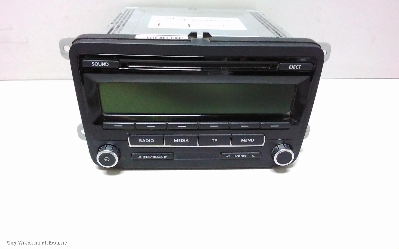 VOLKSWAGEN GOLF RADIO/CD/DVD/SAT/TV, RADIO, GEN 6, 12/2008 - 01/2016