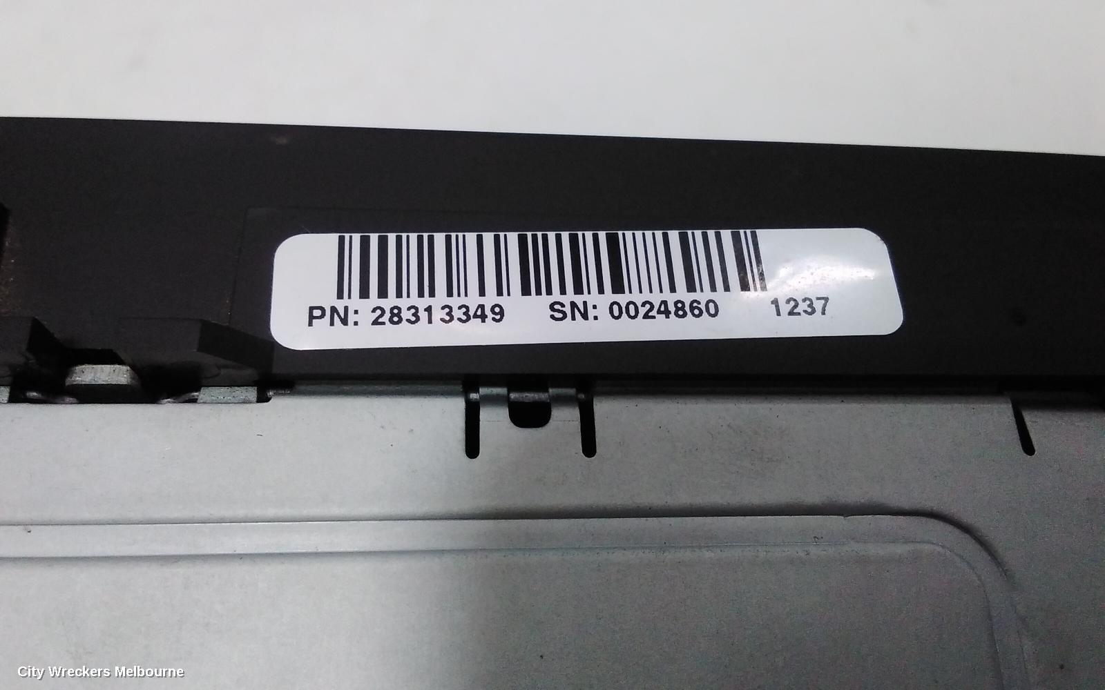 VOLKSWAGEN GOLF RADIO/CD/DVD/SAT/TV, RADIO, GEN 6, 12/2008 - 01/2016