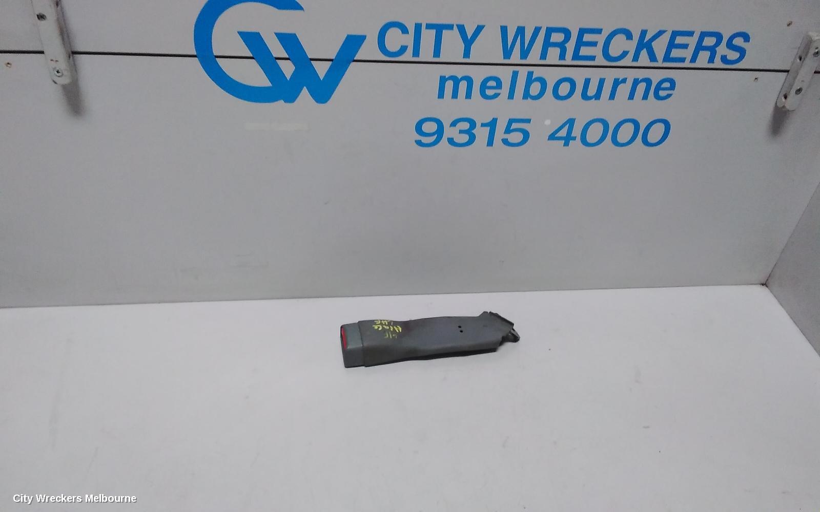 TOYOTA HIACE SEATBELT/STALK, LH FRONT, SEAT BELT STALK ONLY, GREY, TRH/KDH, 03/2005 - 04/2019