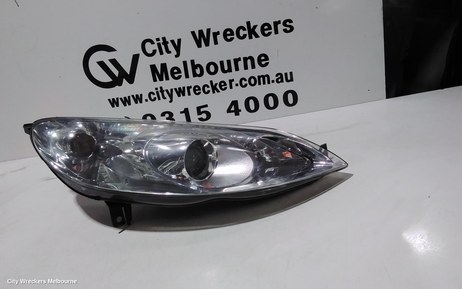 PEUGEOT 407 RIGHT HEADLAMP, SEDAN/WAGON, XENON TYPE, 09/2004 - 12/2011
