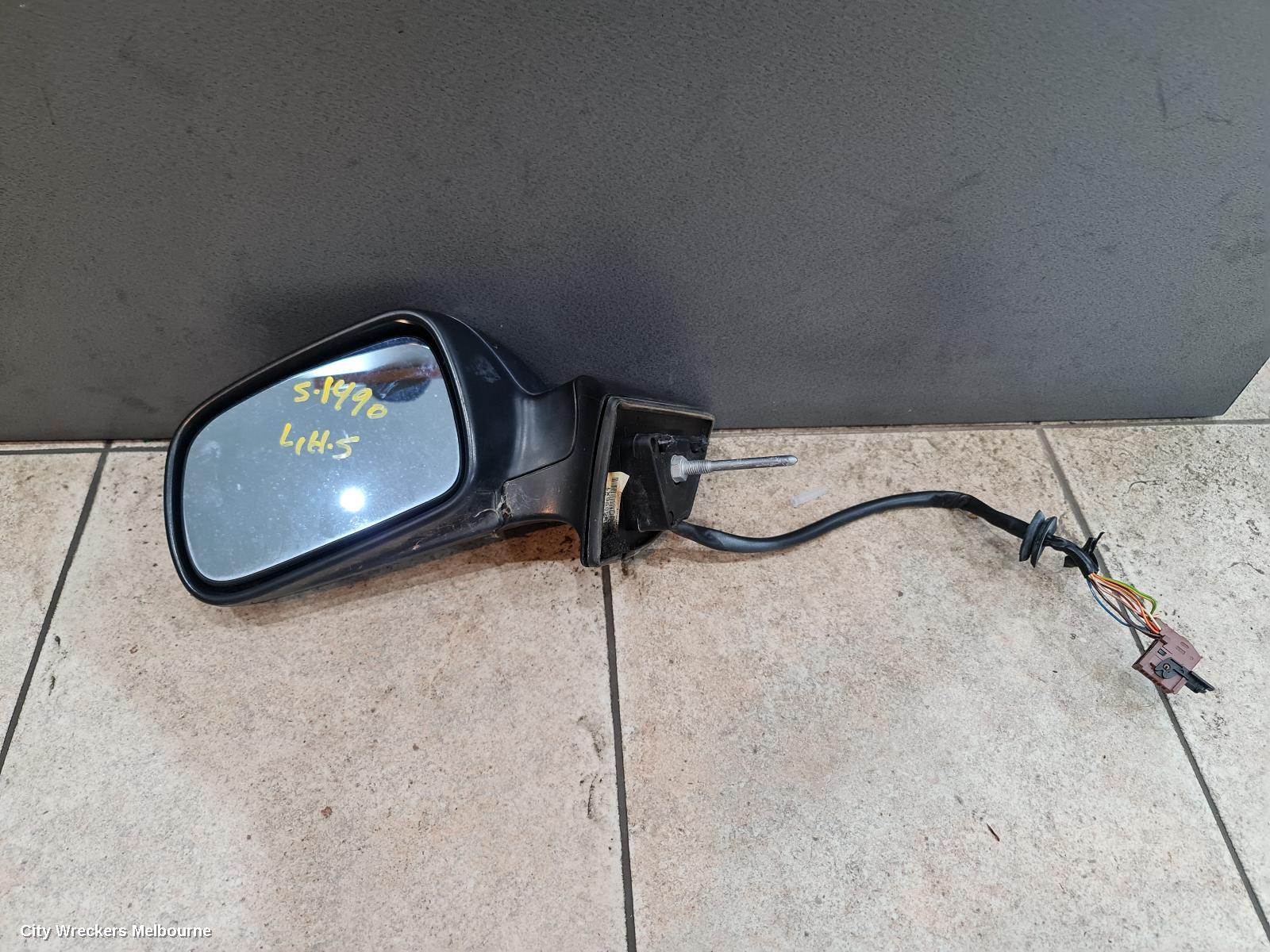 PEUGEOT 407 LEFT DOOR MIRROR, SEDAN/WAGON, 09/2004 - 12/2011