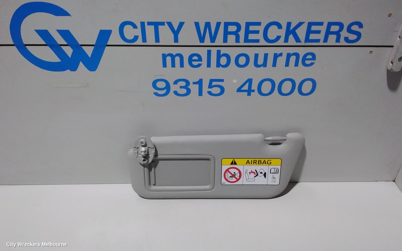 TOYOTA YARIS SUNVISOR, NCP13#, LH SIDE, 08/2011 - 12/2019
