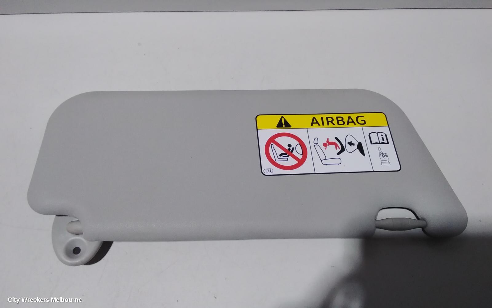 TOYOTA YARIS SUNVISOR, NCP13#, LH SIDE, 08/2011 - 12/2019
