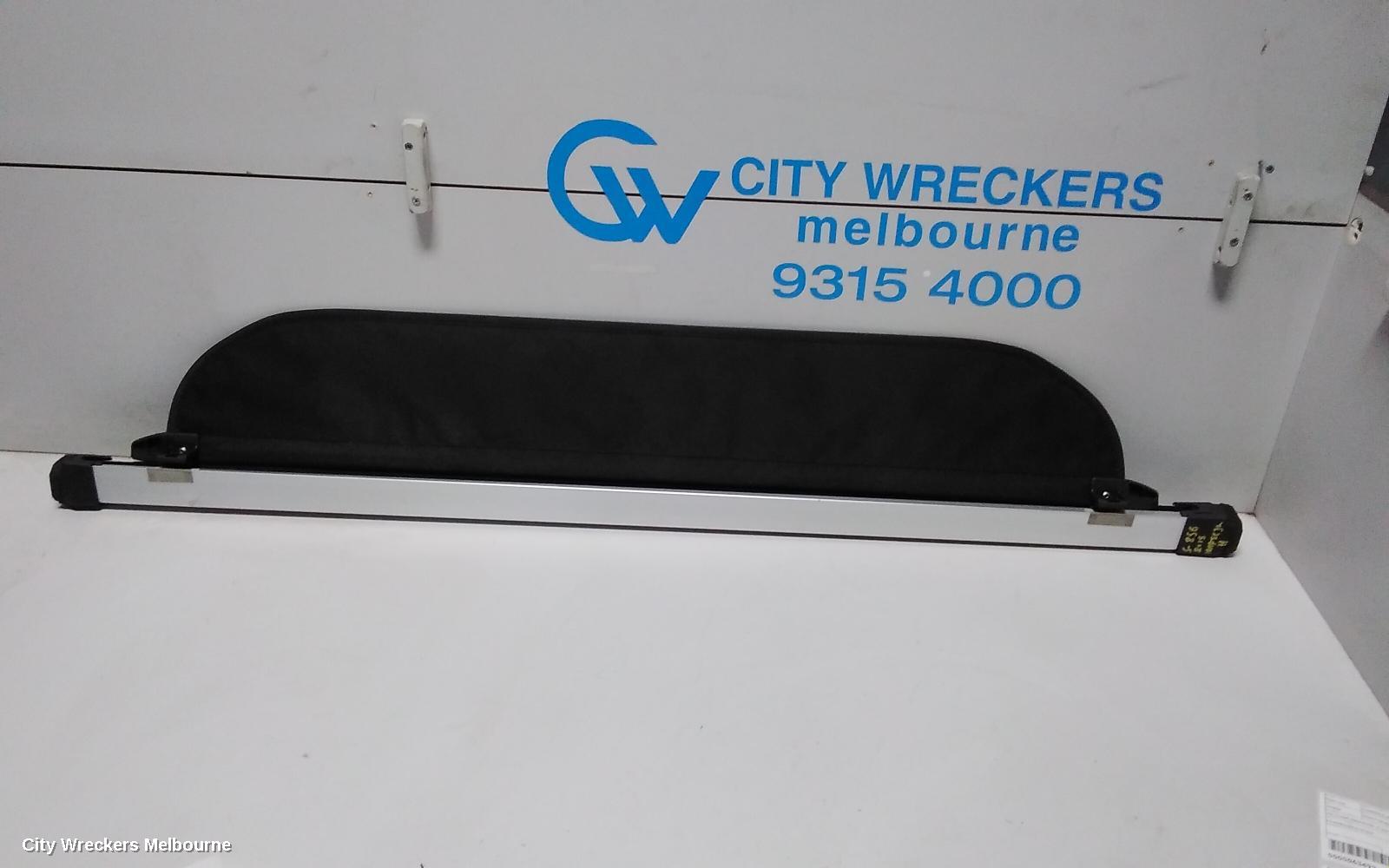 SUBARU IMPREZA PARCEL SHELF CARGO BLIND, CARGO BLIND, G4, HATCH, 12/2011 - 10/2016