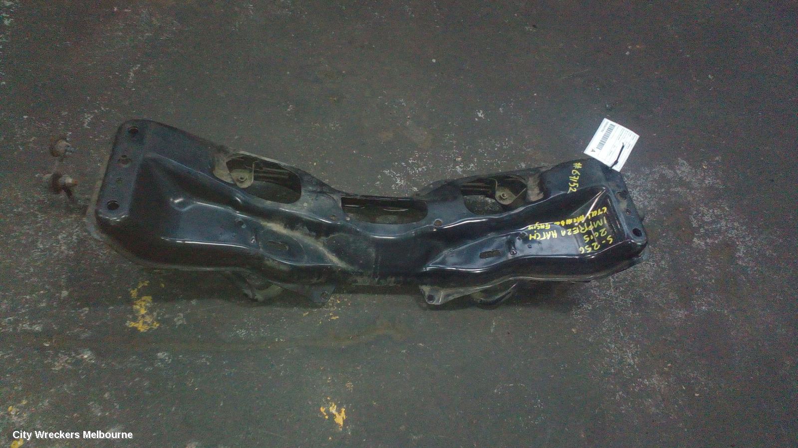 SUBARU IMPREZA FRT XMEMBER/CRADLE, G4, 12/2011 - 10/2016