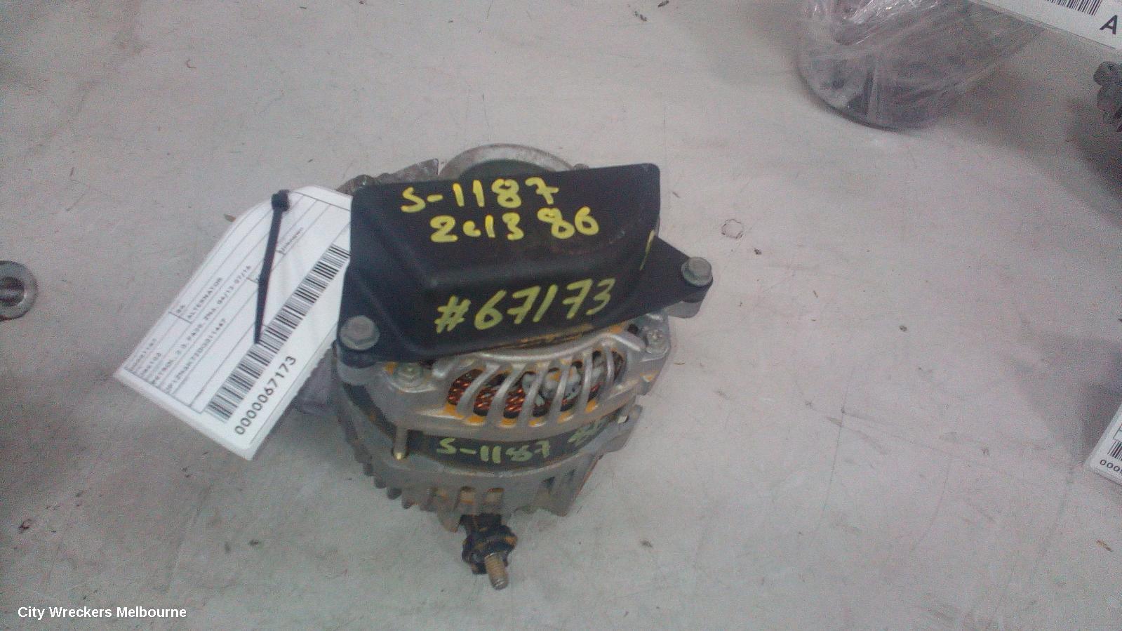 TOYOTA 86 ALTERNATOR, PETROL, 2.0, FA20, ZN6, 04/2012 - 07/2016