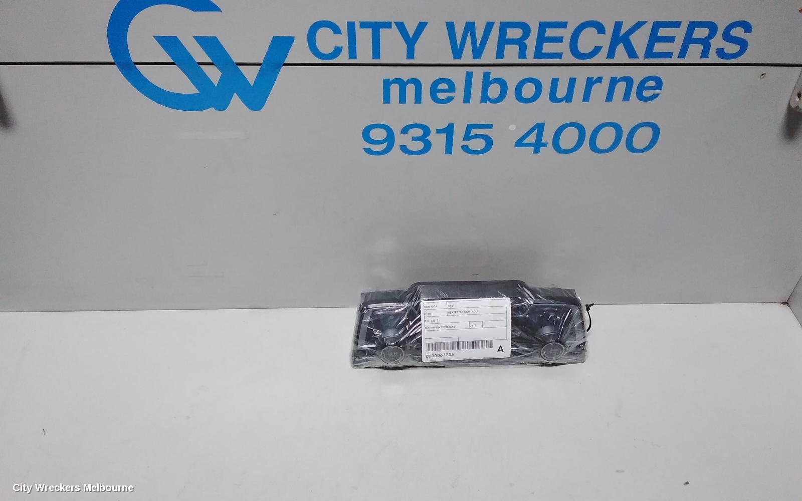 HONDA CRV HEATER/AC CONTROLS, RW, 05/2017 - 08/2023