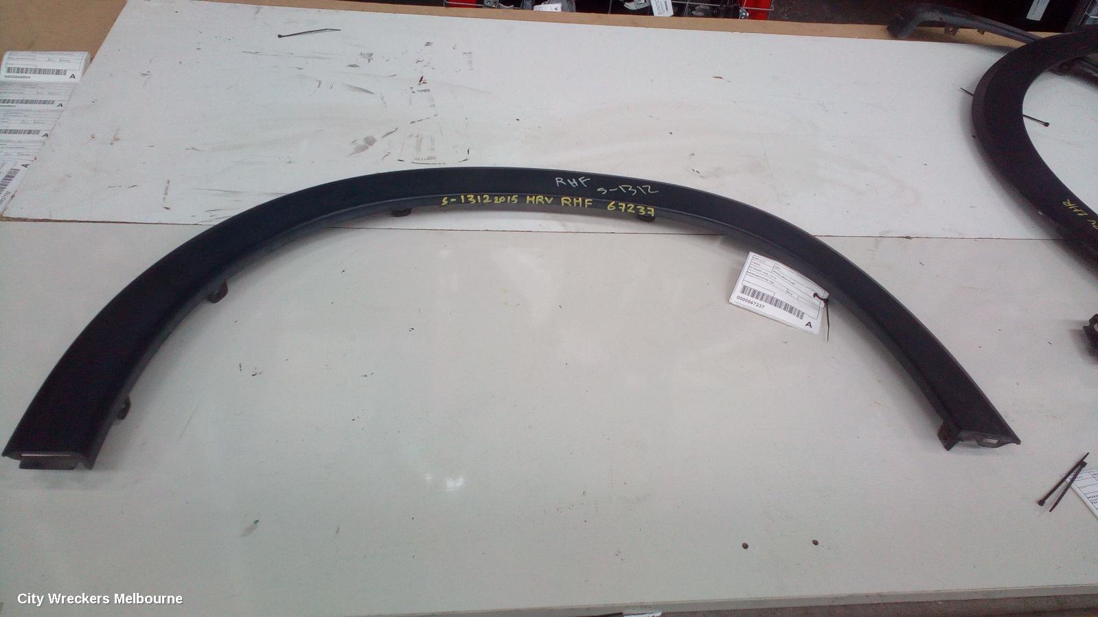 HONDA HRV WHEEL ARCH FLARE, RH FRONT, RU5, 12/2014 - 10/2021