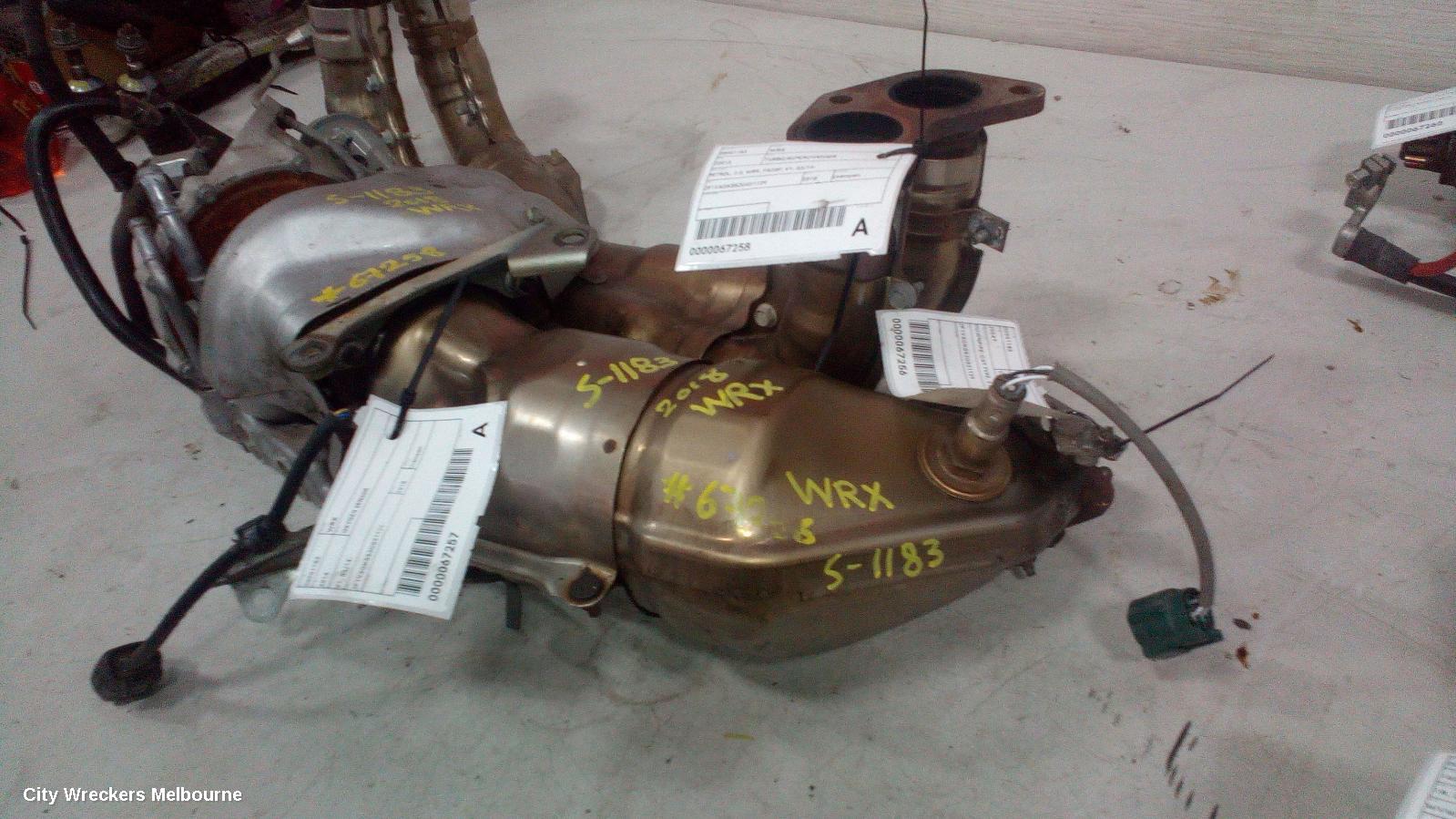 SUBARU WRX TURBO SUPERCHARGER, PETROL, 2.0, WRX, FA20F, V1, 03/2014 ONWARDS