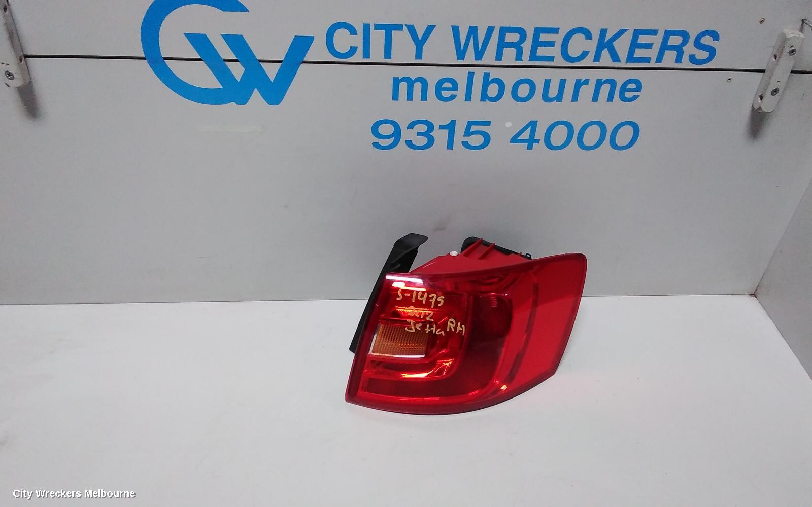 VOLKSWAGEN JETTA RIGHT TAILLIGHT, 1B, 02/2011 - 10/2014