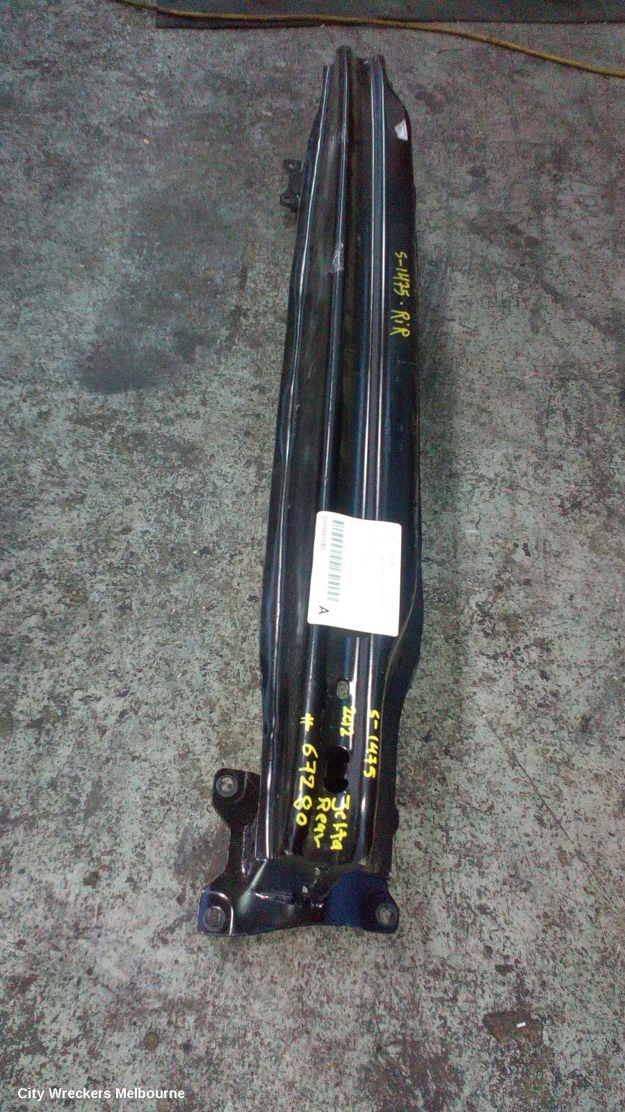 VOLKSWAGEN JETTA R/BAR BRACKET/REINFO, REINFORCEMENT, 1B, 02/2011 - 12/2017