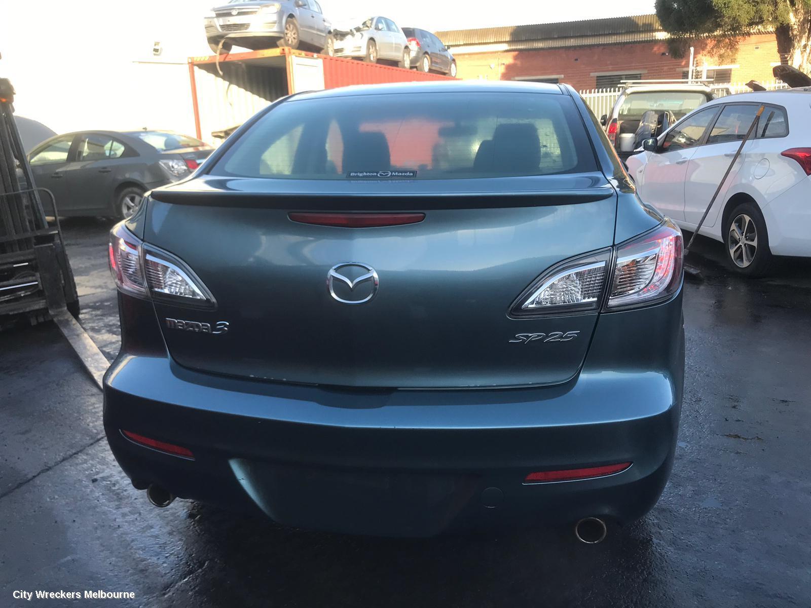 MAZDA 3 REAR GARNISH, BOOTLID LAMP (LH SIDE), BL, 04/2009 - 10/2013