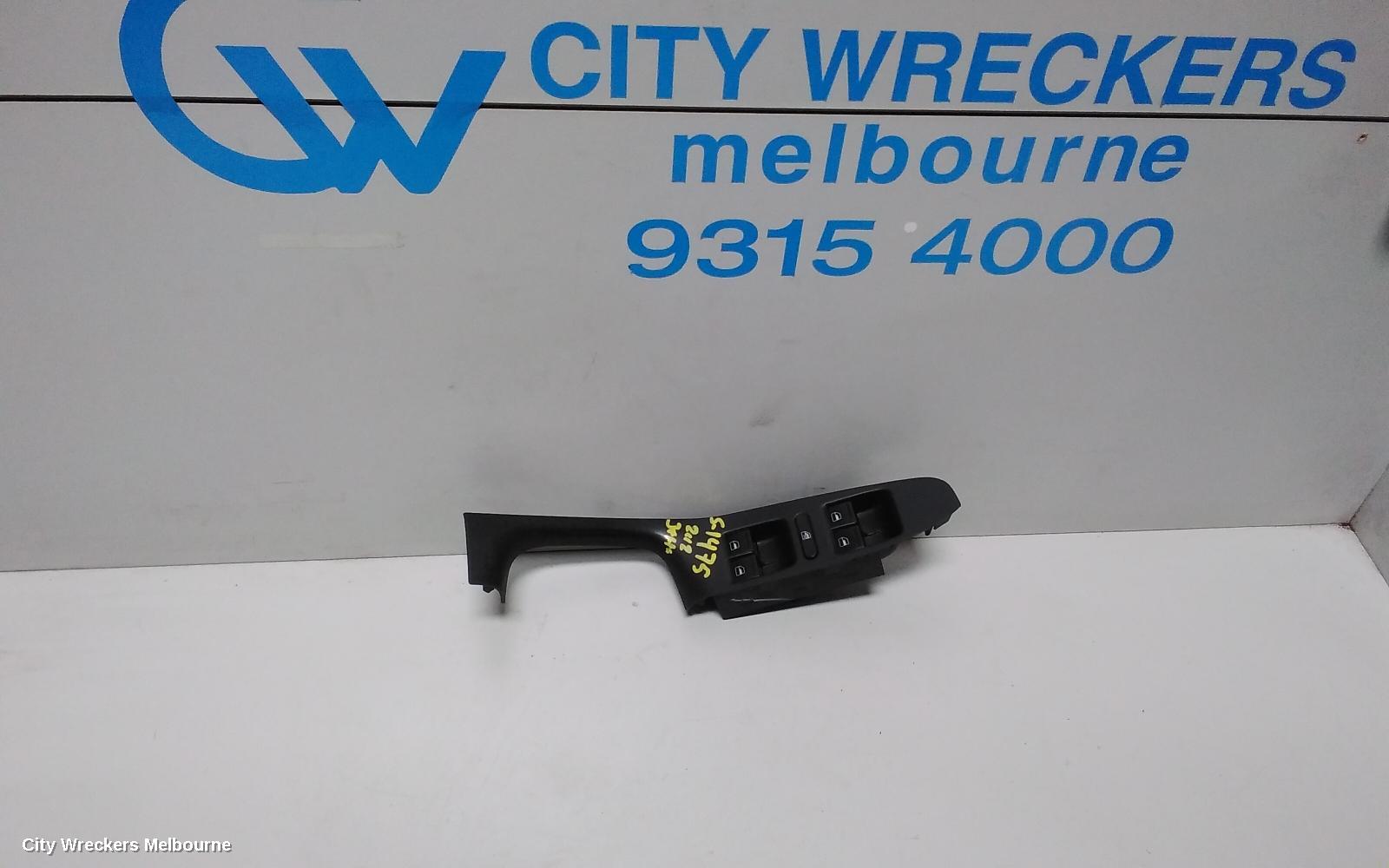 VOLKSWAGEN JETTA PWR DR WIND SWITCH, RH FRONT (MASTER SWITCH), 1B, 02/2011 - 12/2017