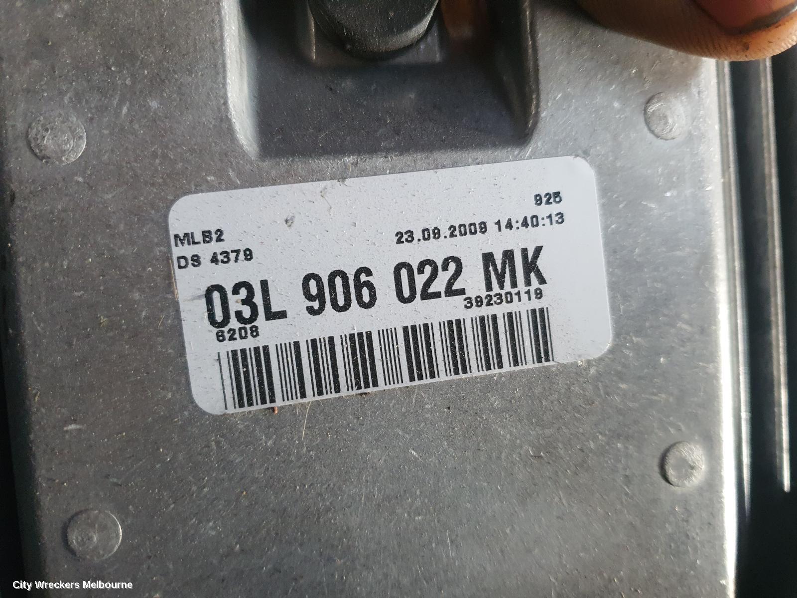 AUDI A4 ENGINE, DIESEL, 2.0, TURBO, FWD, B8 8K, CAGA CODE, 08/2009 - 06/2012