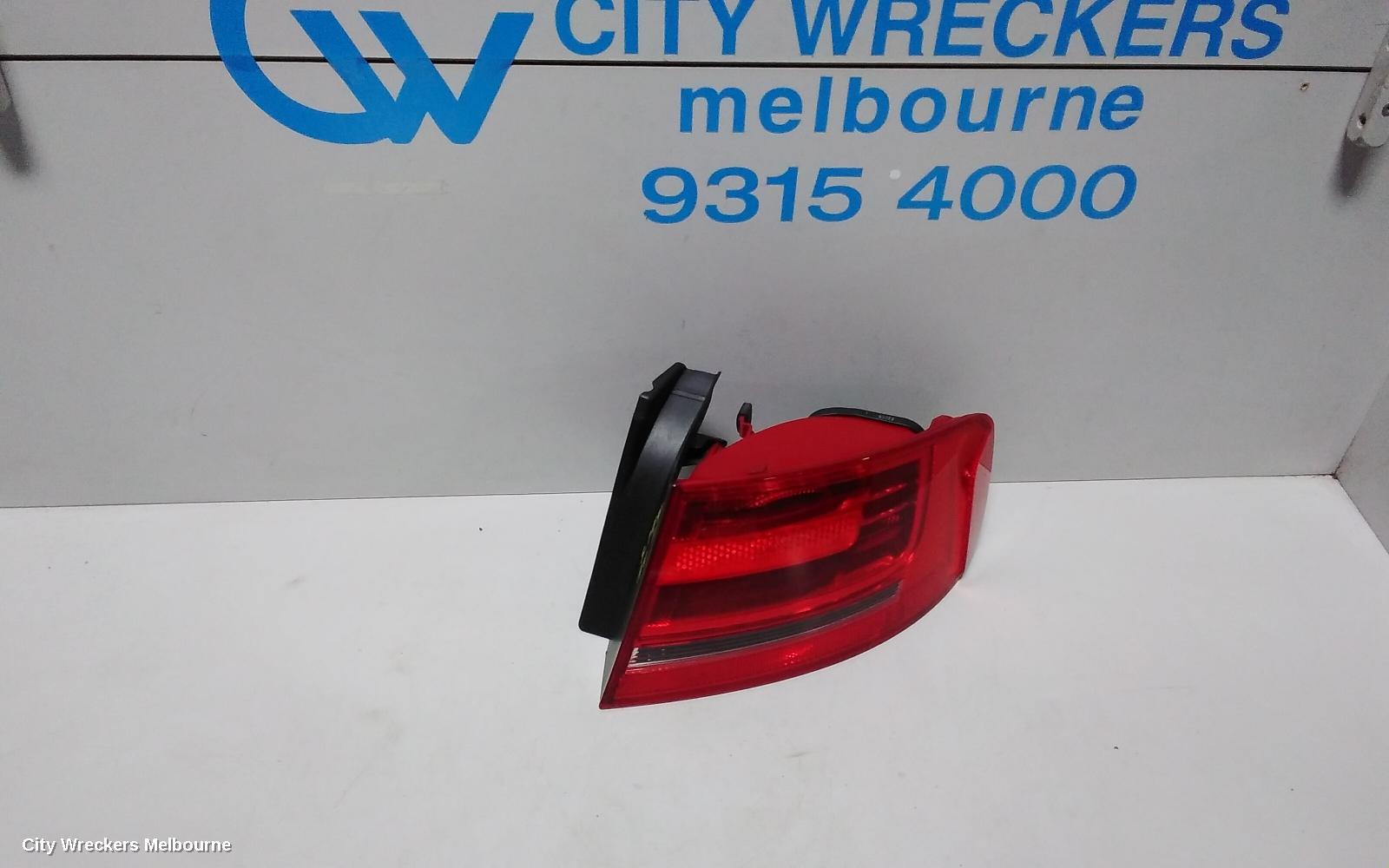 AUDI A4 RIGHT TAILLIGHT, B8 8K (A4), SEDAN, STANDARD TYPE, 02/2008 - 06/2012