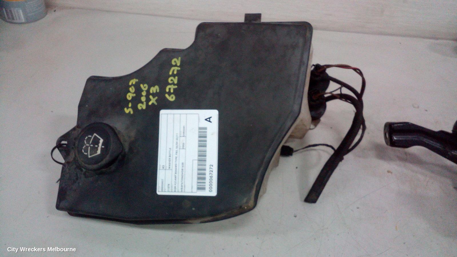 BMW X3 WASHER BOTTLE, NON H/LAMP WASHER TYPE, E83, 06/2004 - 02/2011