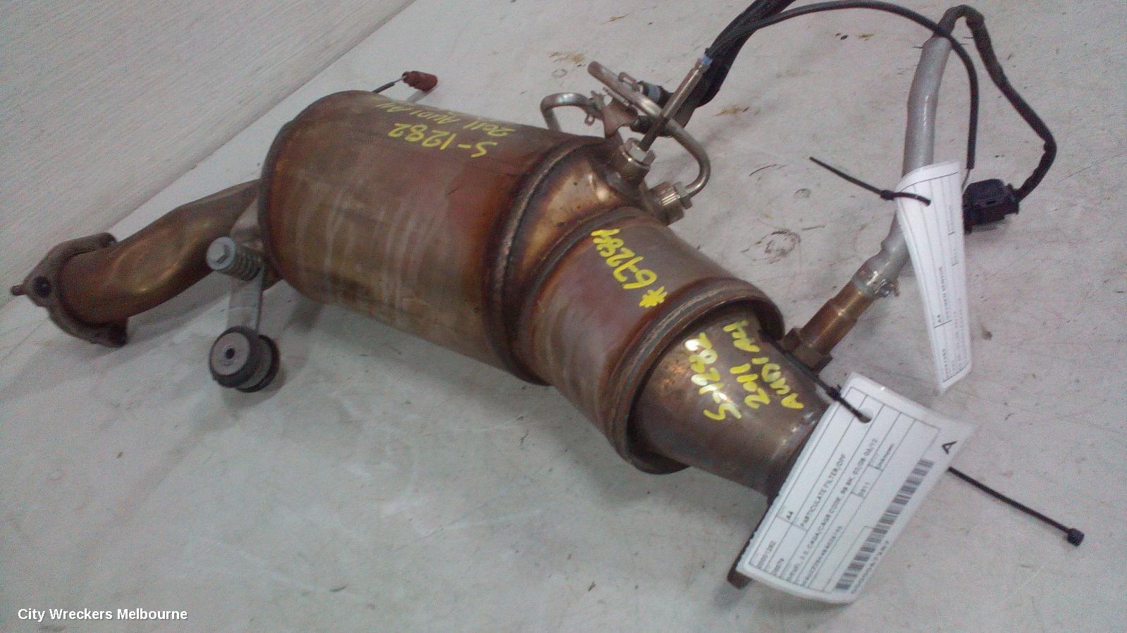 AUDI A4 PARTICULATE FILTER/DPF, DIESEL, 2.0, CAGA/CAGB CODE, B8 8K, 02/2008 - 06/2012