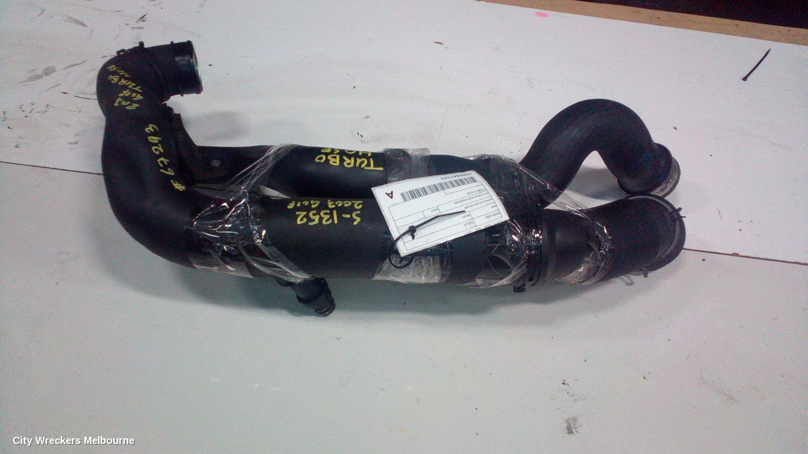 VOLKSWAGEN GOLF, GEN 5 06/2004 - 02/2009, TURBO HOSE: 67293