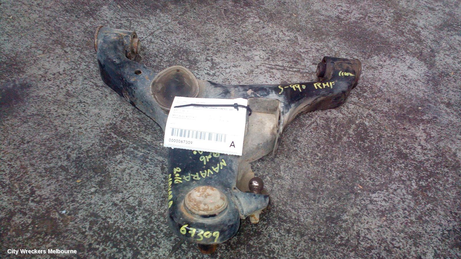 NISSAN NAVARA RIGHT FRONT LOWER CONTROL ARM, NP300, 09/2015 - 11/2020