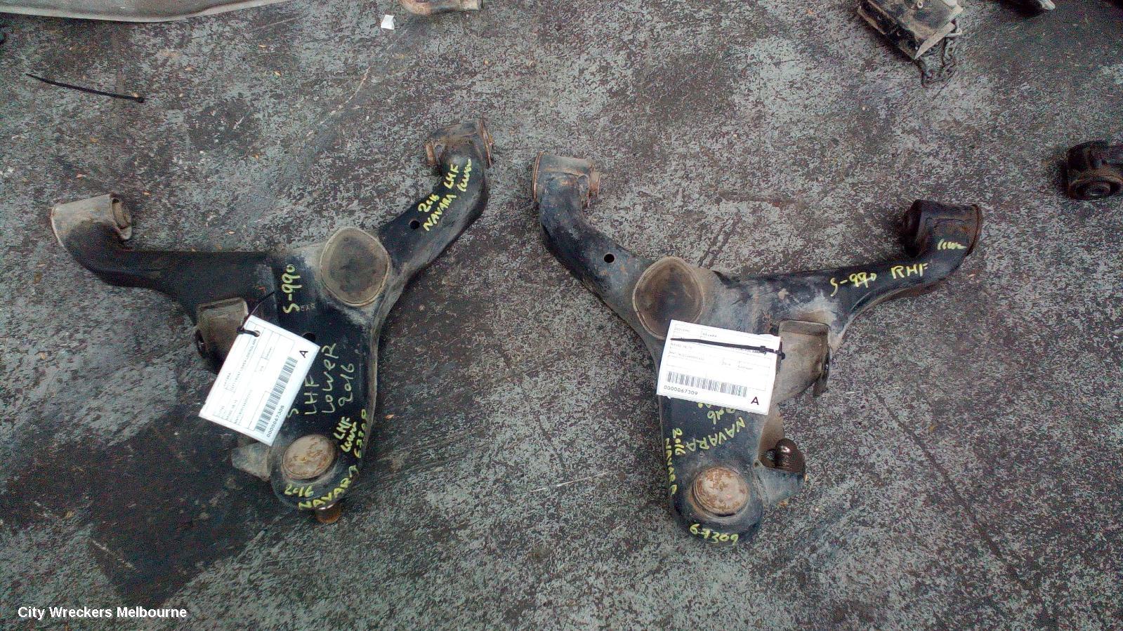 NISSAN NAVARA RIGHT FRONT LOWER CONTROL ARM, NP300, 09/2015 - 11/2020