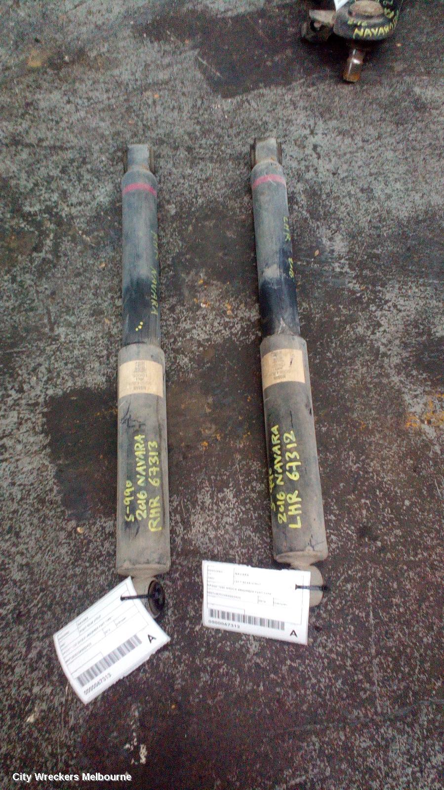 NISSAN NAVARA RIGHT REAR STRUT, NP300***USE SHOCK ABSORBER PART TYPE***