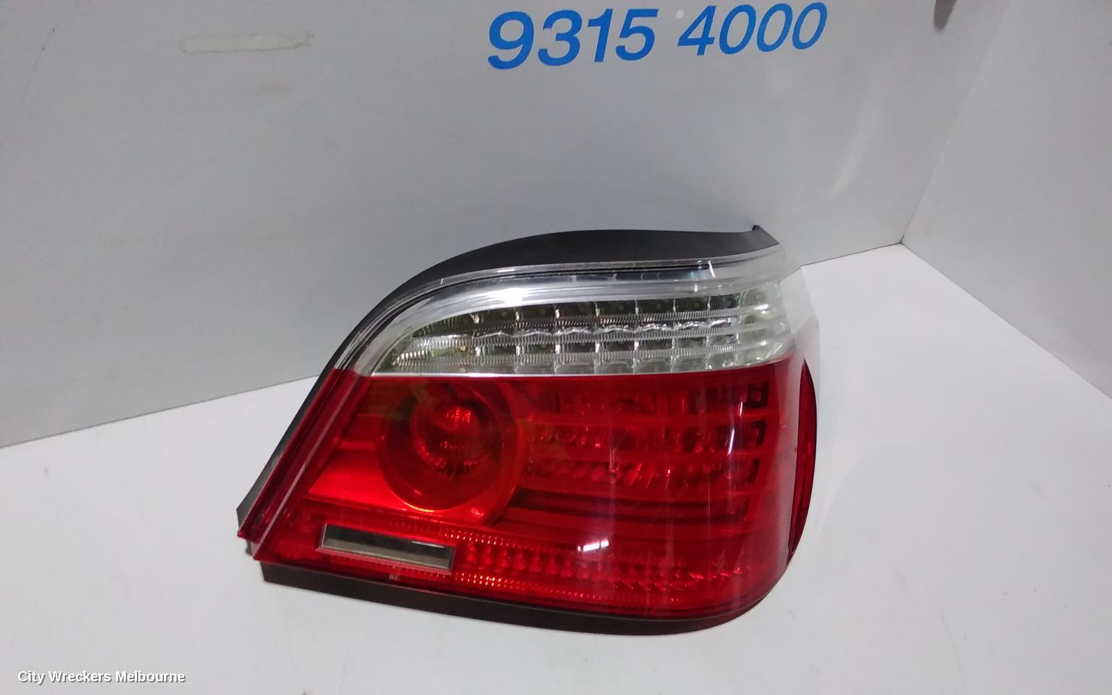 BMW 5 SERIES RIGHT TAILLIGHT, E60, SEDAN, LED TYPE, 03/2007 - 04/2010