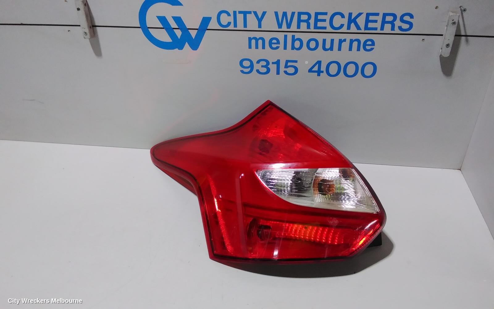 FORD FOCUS LEFT TAILLIGHT, LW, HATCH, STANDARD TYPE, 05/2011 - 08/2015