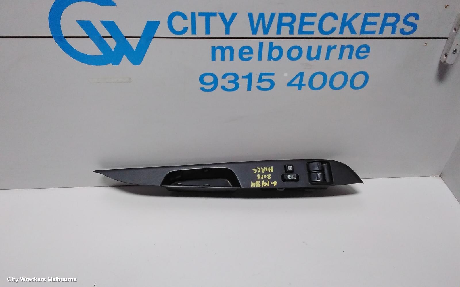 TOYOTA HIACE PWR DR WIND SWITCH, RH FRONT (MASTER SWITCH), TRH/KDH, 03/2014 - 04/2019