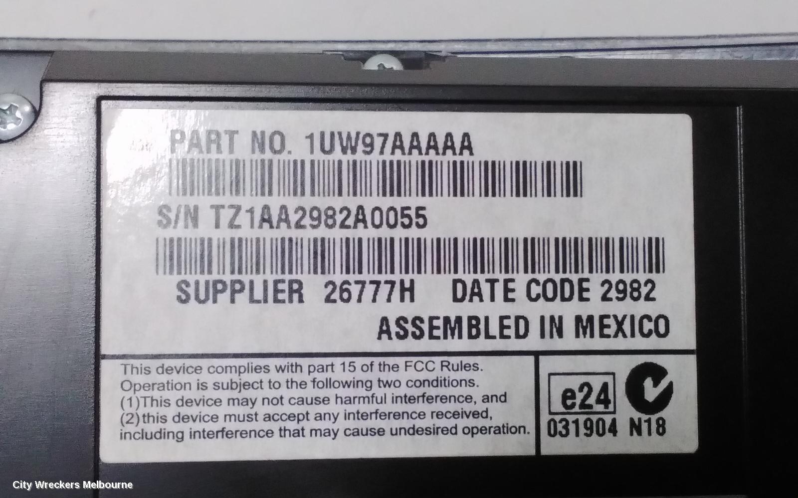 CHRYSLER 300C HEATER/AC CONTROLS, S/LIMITED/C/C LUXURY/SRT8 TYPE, LX2, 07/2012 - 12/2014