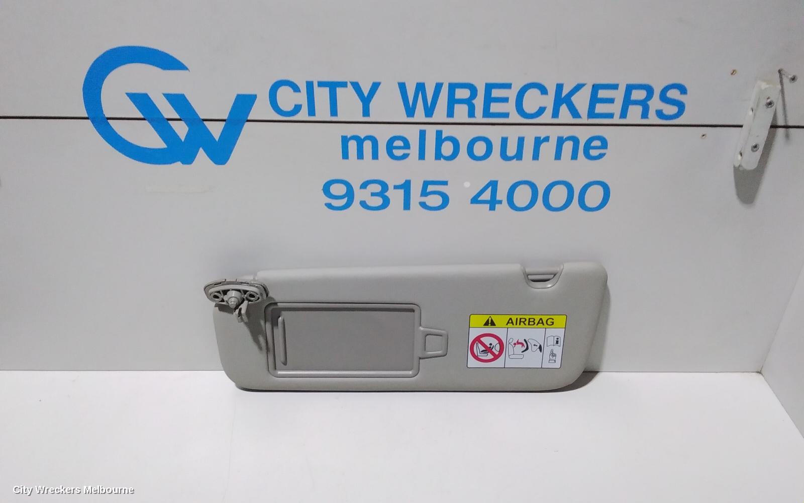 KIA CARNIVAL/GRAND CARNIVAL SUNVISOR, YP, LH SIDE, NON LAMP TYPE, 02/2015 - 10/2020