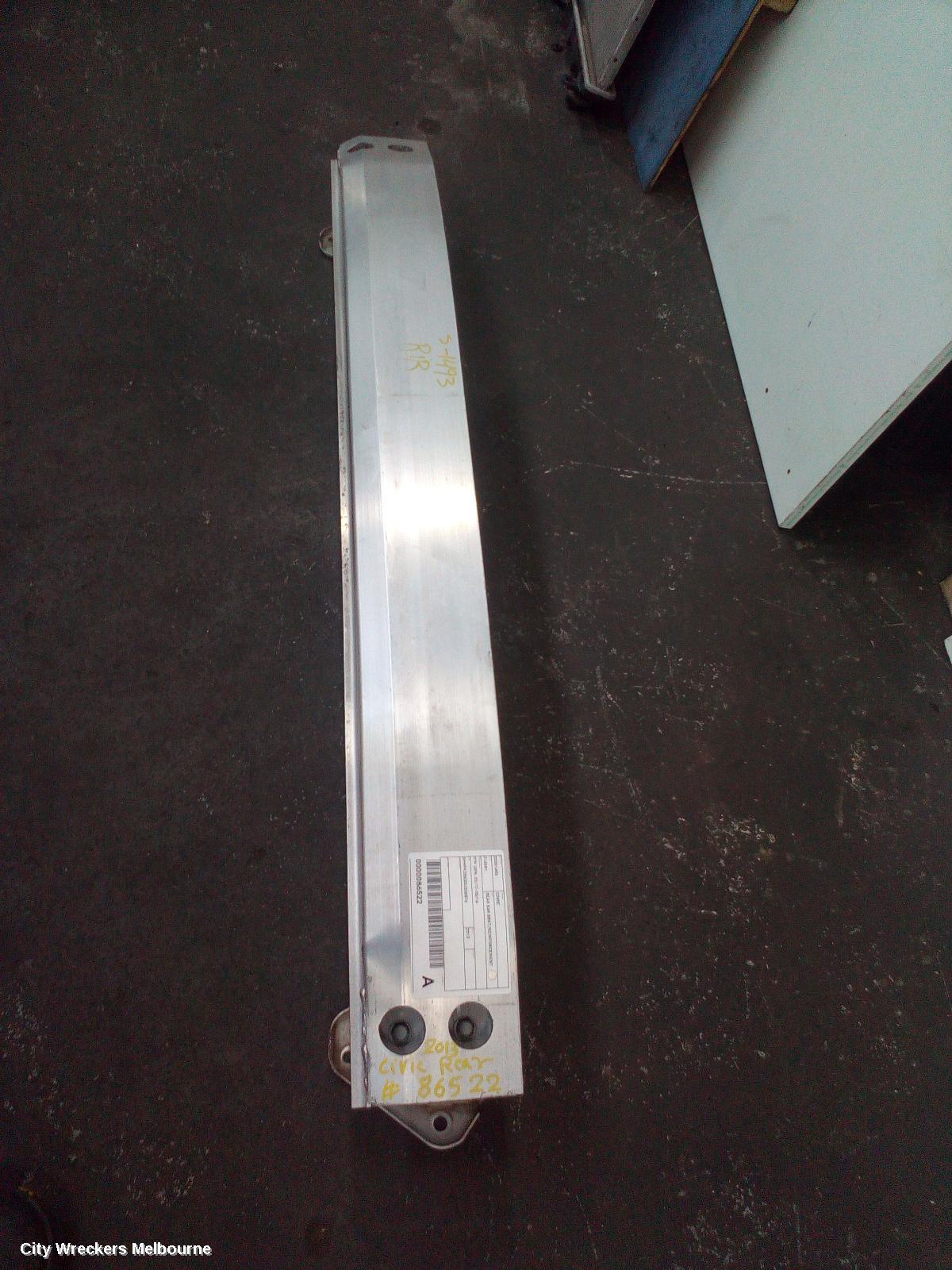 HONDA CIVIC R/BAR BRACKET/REINFO, 9TH GEN, 02/2012 - 05/2016