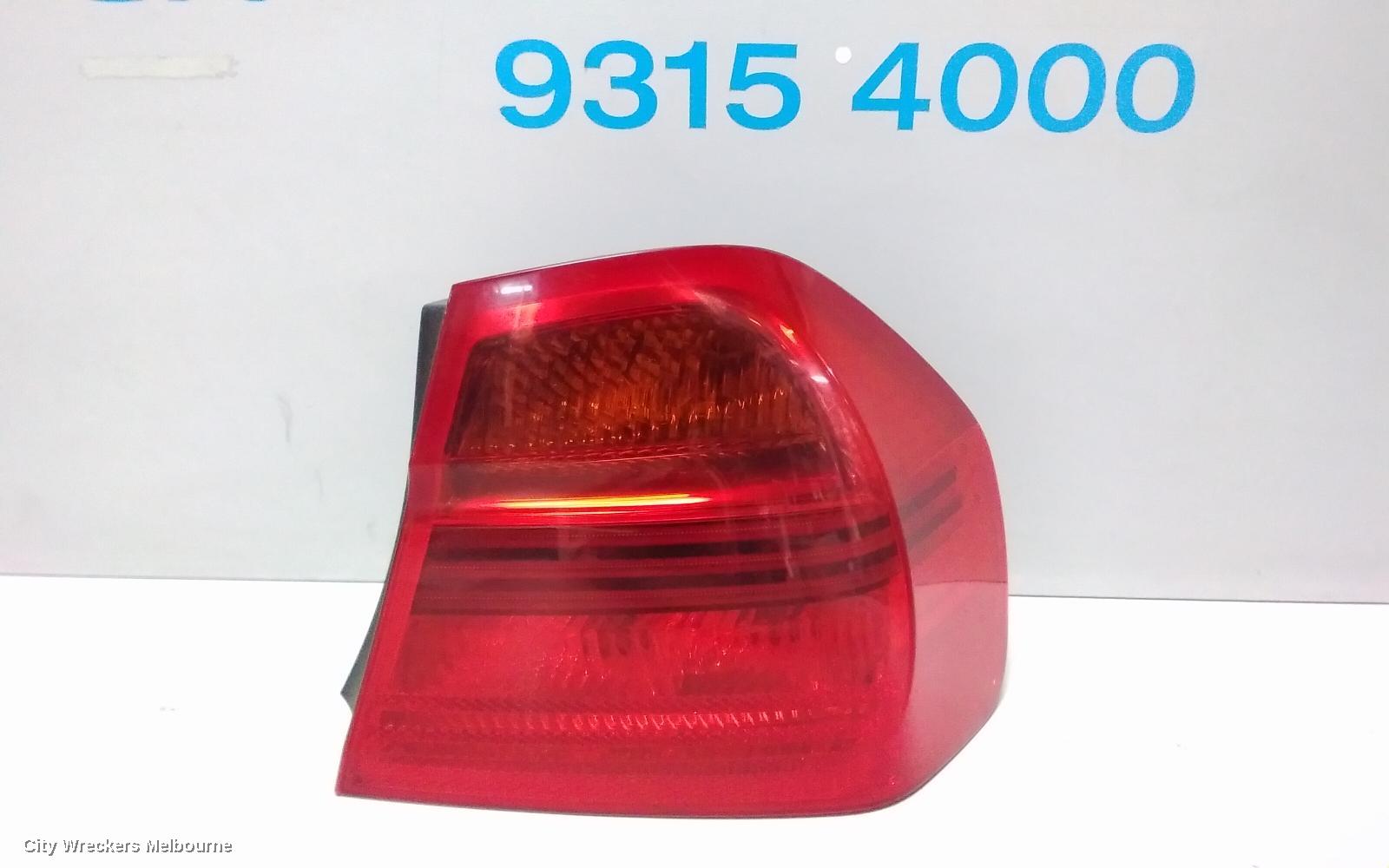 BMW 3 SERIES RIGHT TAILLIGHT, E90, SEDAN, NON LED TYPE, 03/2005 - 10/2008