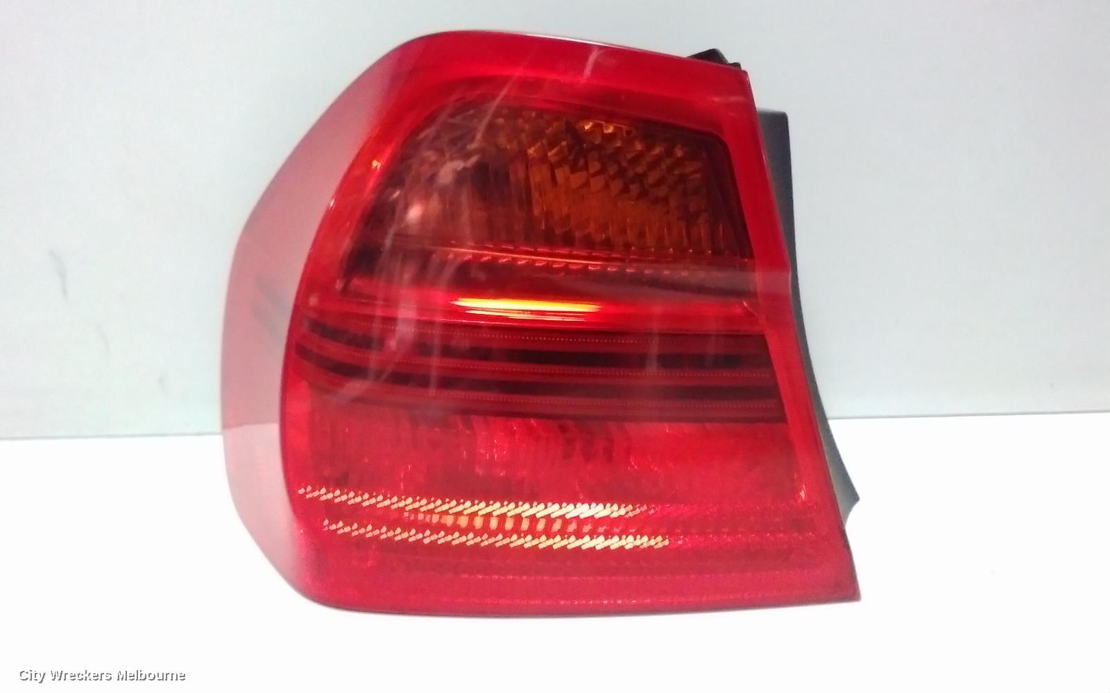 BMW 3 SERIES LEFT TAILLIGHT, E90, SEDAN, NON LED TYPE, 03/2005 - 10/2008