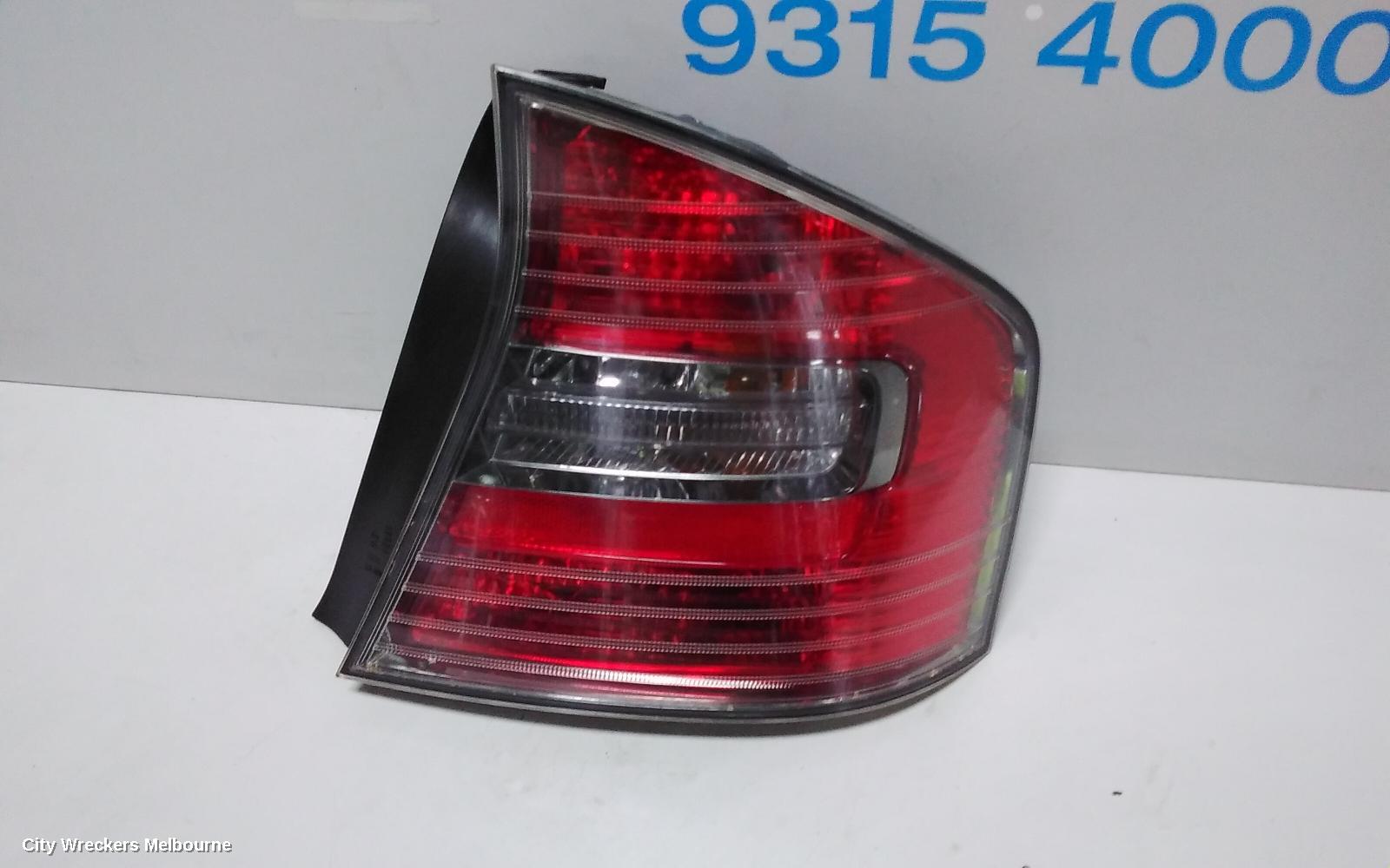 SUBARU LIBERTY RIGHT TAILLIGHT, 4TH GEN, SEDAN, CLEAR TYPE, 4 BULB, 09/2003 - 06/2006