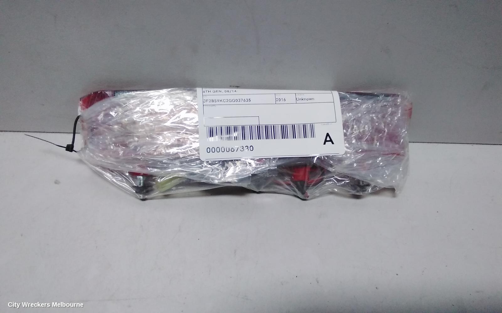 SUBARU OUTBACK HIGH LEVEL STOPLIGHT, 6TH GEN, 08/2014 - 12/2020