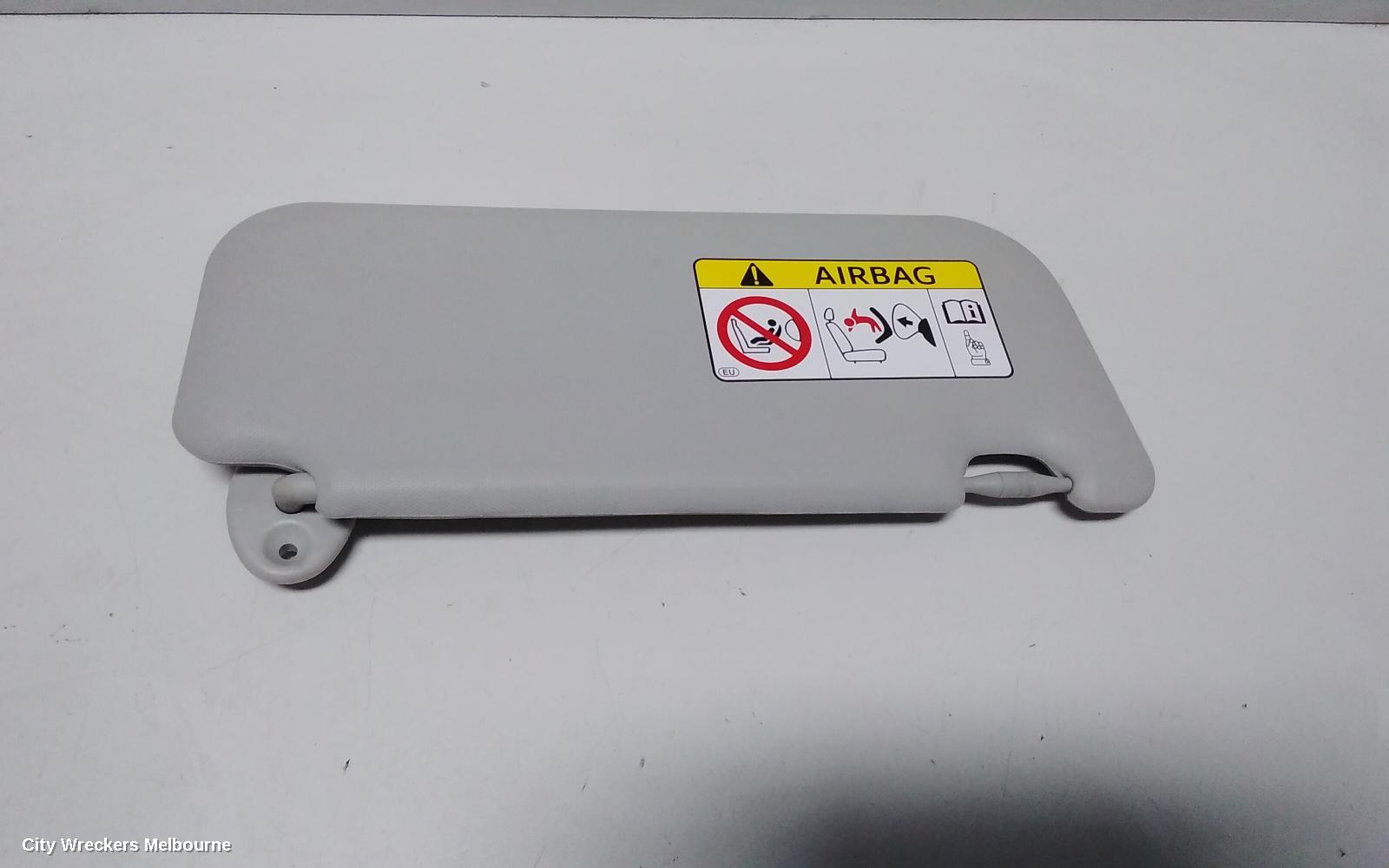 TOYOTA COROLLA SUNVISOR, ZRE182R, LH SIDE, 10/2012 - 06/2018