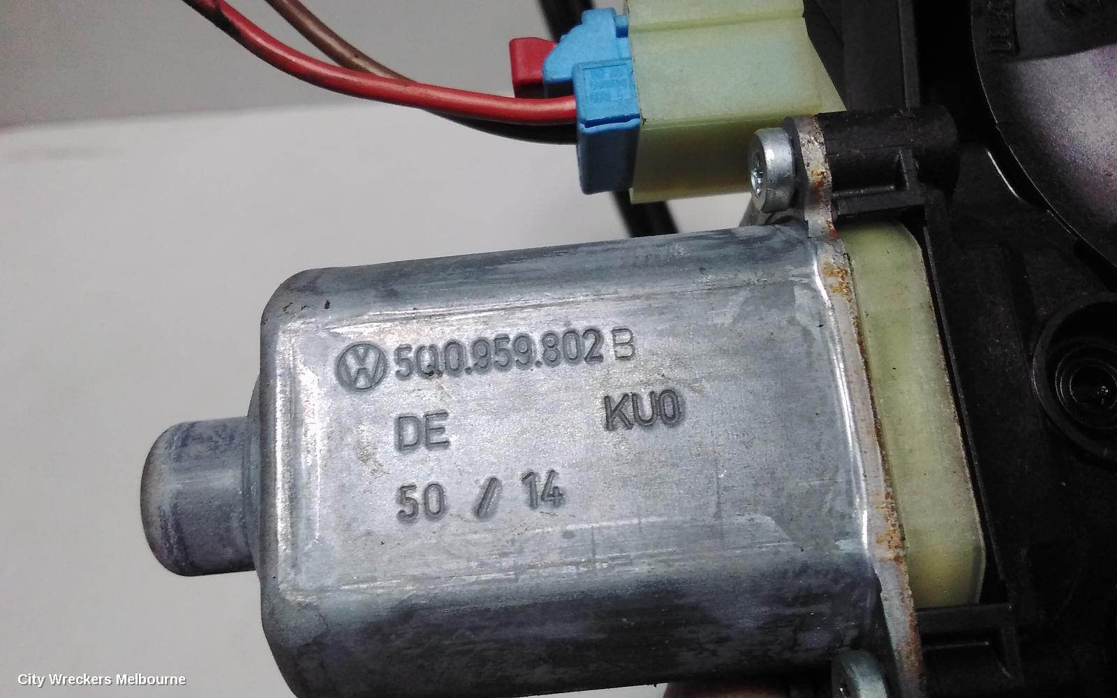 VOLKSWAGEN GOLF RIGHT FRONT WINDOW REG/MOTOR, GEN 7, 5DR HATCH/WAGON, 03/2013 - 08/2020