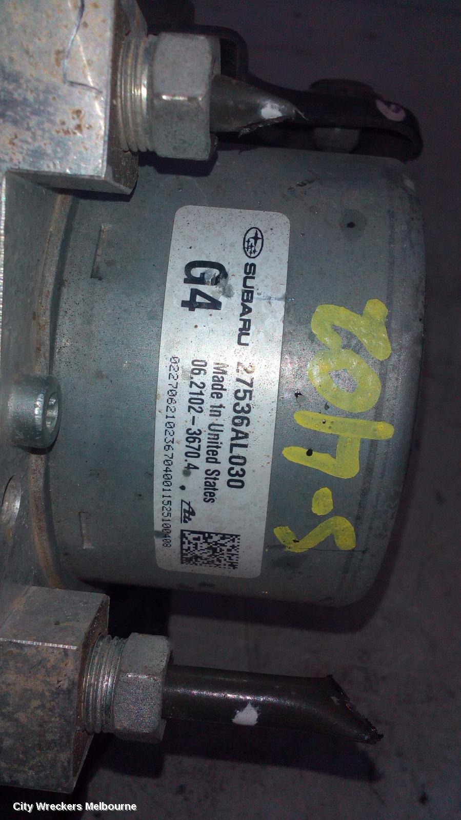 SUBARU OUTBACK ABS PUMP/MODULATOR, 6TH GEN, P/N 27536AL030, 08/2014 ONWARDS