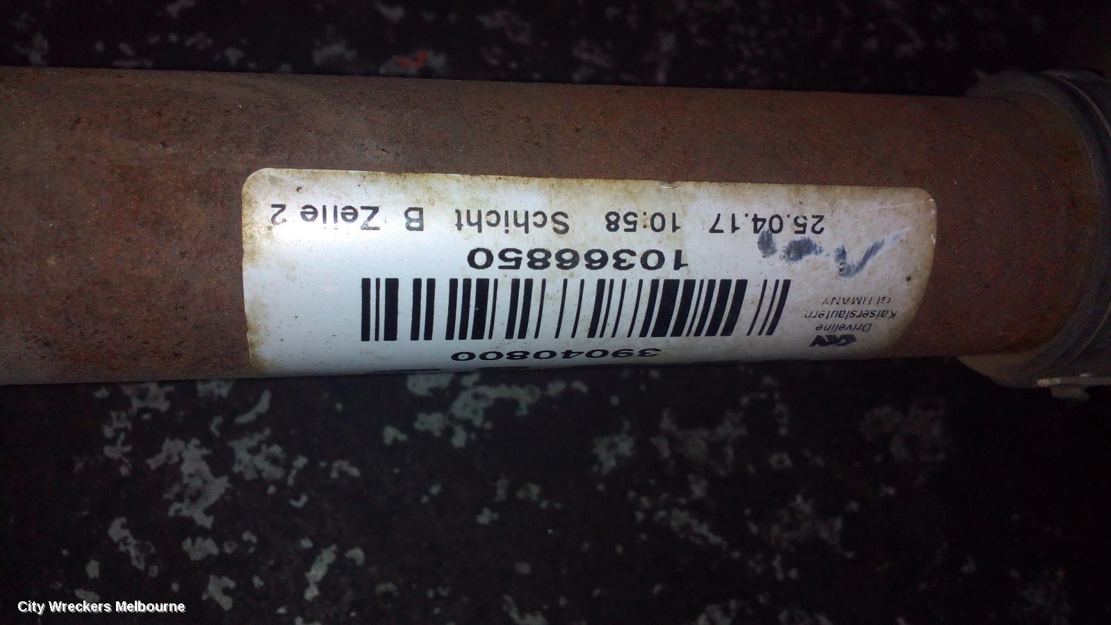 HOLDEN ASTRA LEFT DRIVESHAFT, AUTO T/M, PETROL, 1.4, BK, 09/2016 ONWARDS