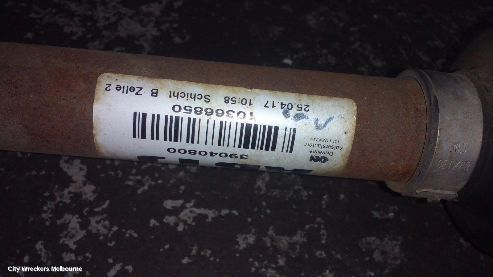 HOLDEN ASTRA LEFT DRIVESHAFT, AUTO T/M, PETROL, 1.4, BK, 09/2016 ONWARDS