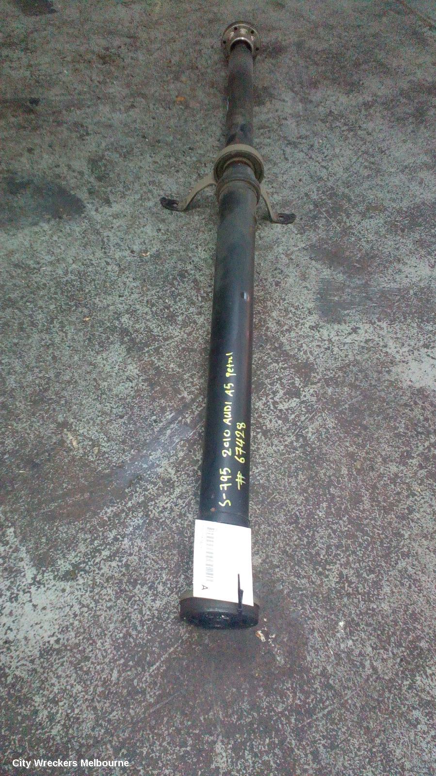AUDI A5 REAR DRIVE SHAFT, 2.0, PETROL, AUTO T/M, 7 SPEED, COUPE/CABRIO/HATCH, 8T/8F, 08/2009 - 05/2010