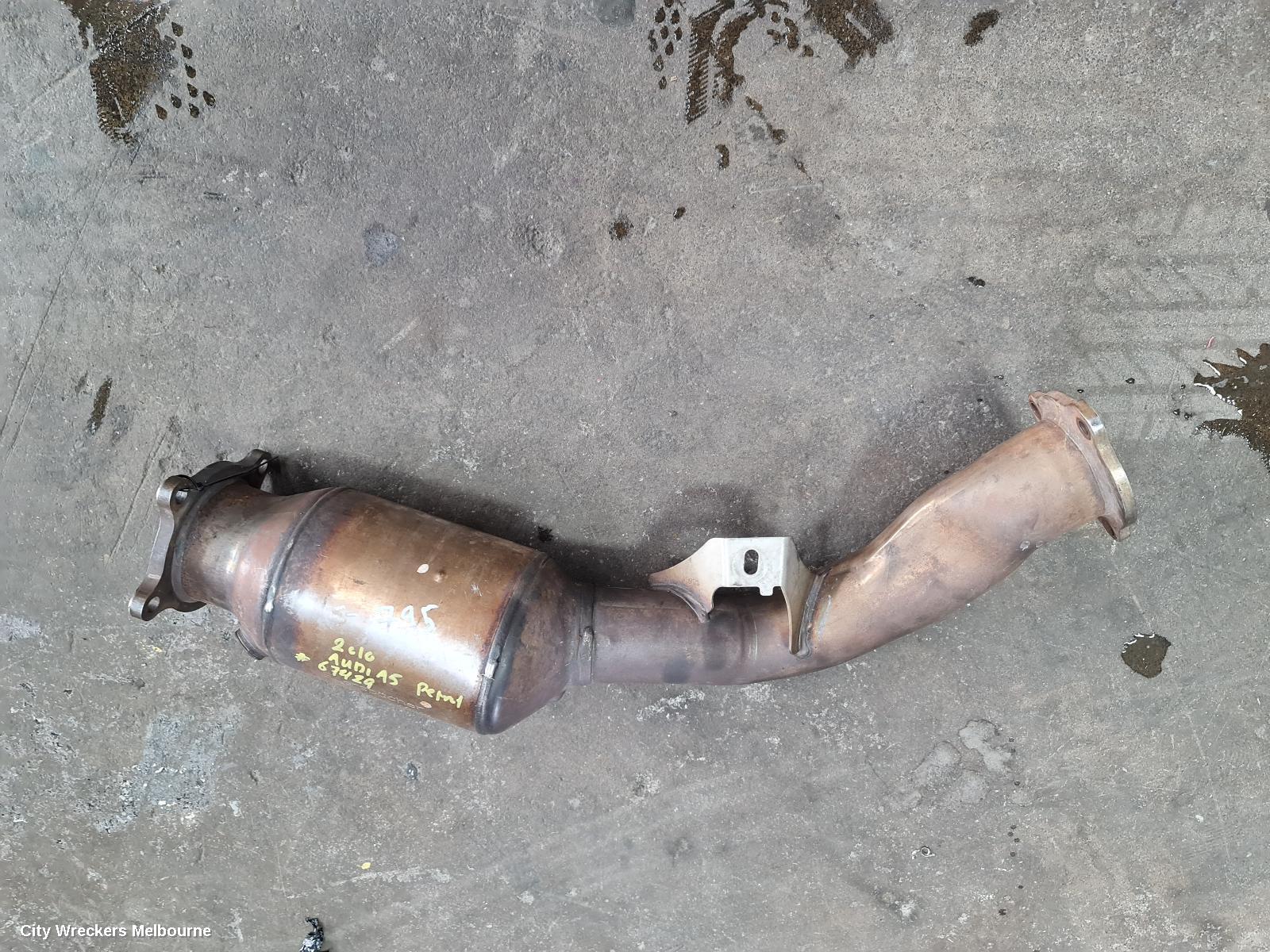 AUDI A5 CATALYTIC CONVERTER, UNDER CAR-CAT TYPE, 2.0, PETROL, CDNC/CNCD CODE, 8T, 08/2009 - 11/2016