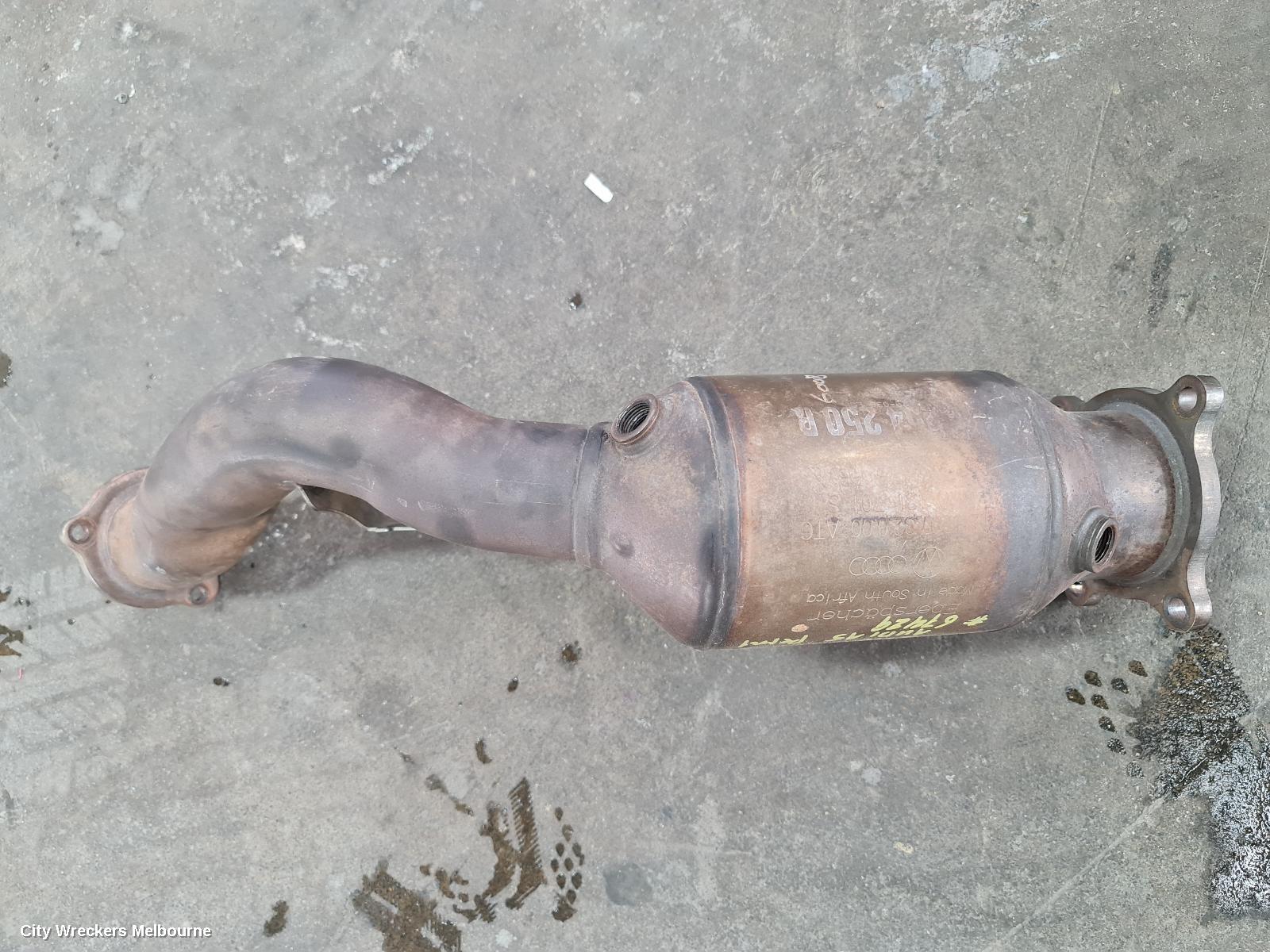 AUDI A5 CATALYTIC CONVERTER, UNDER CAR-CAT TYPE, 2.0, PETROL, CDNC/CNCD CODE, 8T, 08/2009 - 11/2016