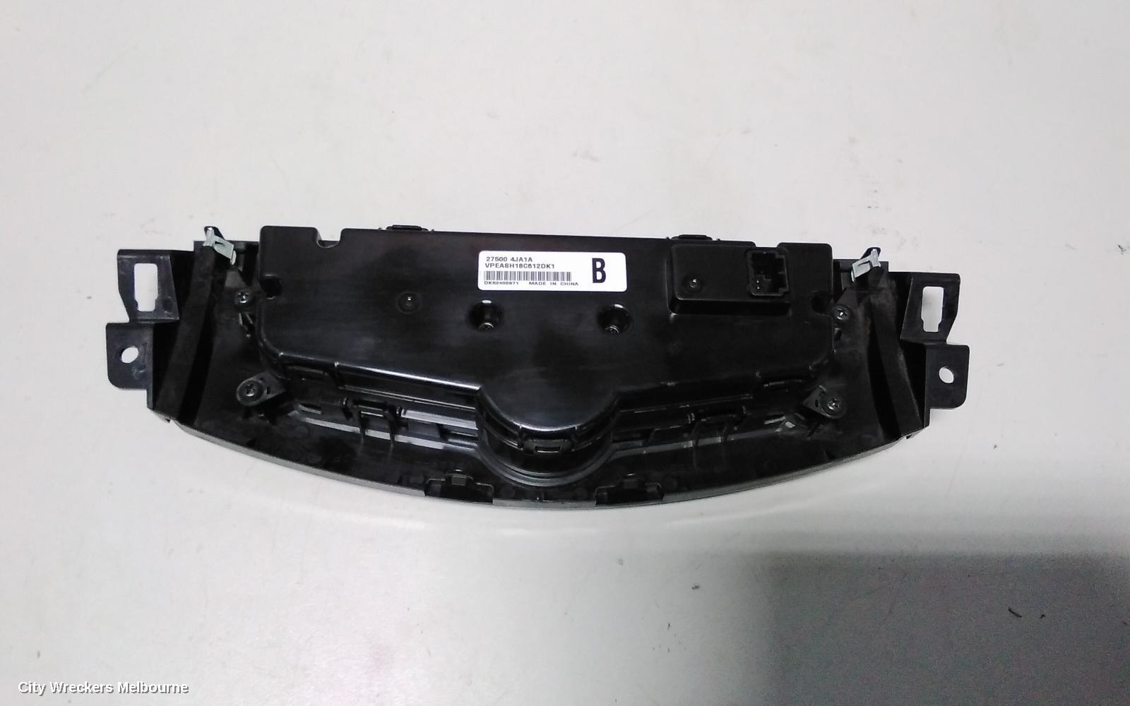 NISSAN NAVARA HEATER/AC CONTROLS, NP300, SINGLE ZONE CLIMATE CONTROL TYPE, 05/2015 ONWARDS