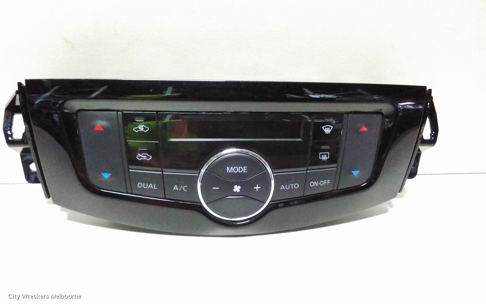 NISSAN NAVARA HEATER/AC CONTROLS, NP300, SINGLE ZONE CLIMATE CONTROL TYPE, 05/2015 ONWARDS