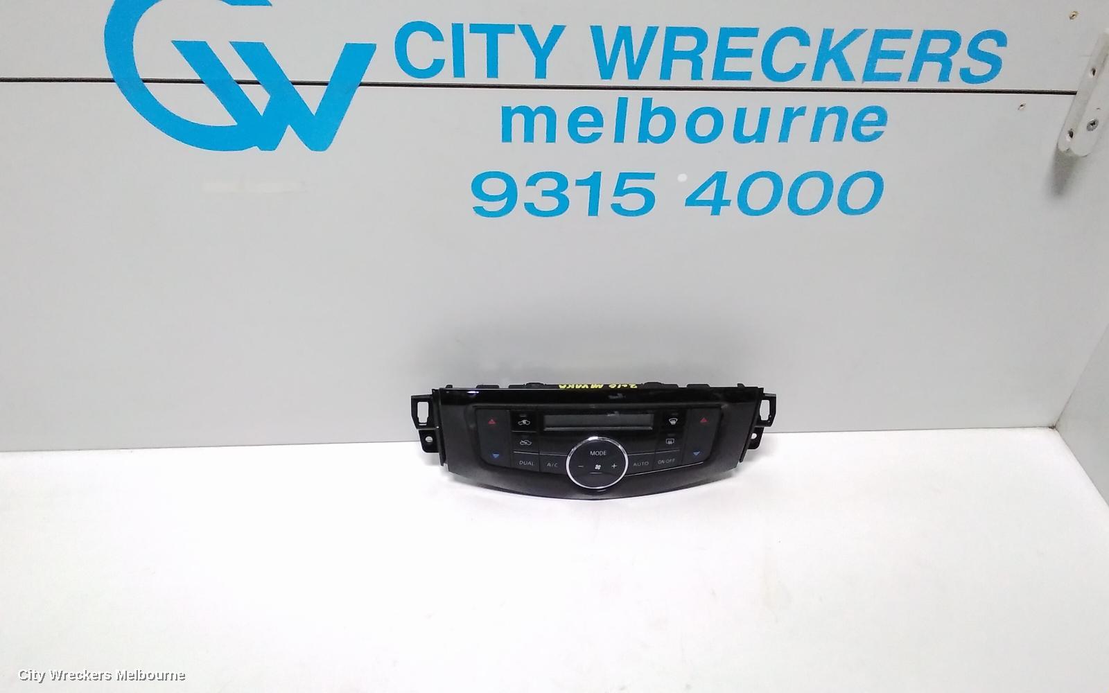 NISSAN NAVARA HEATER/AC CONTROLS, NP300, SINGLE ZONE CLIMATE CONTROL TYPE, 05/2015 ONWARDS